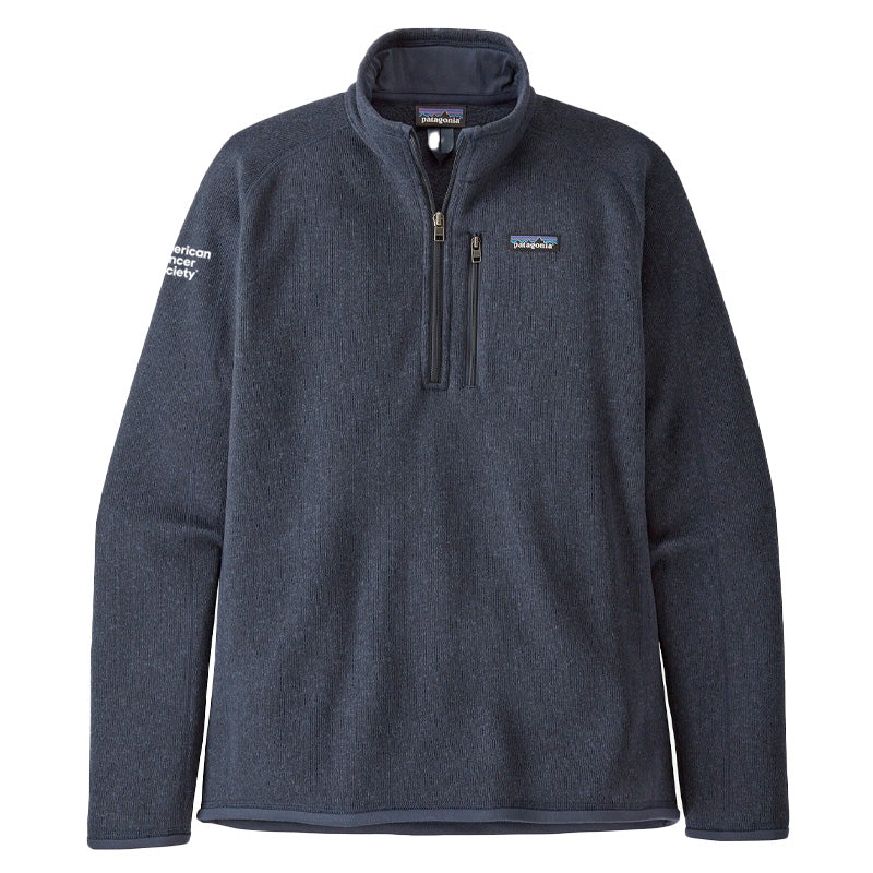 Patagonia Men's Better Sweater 1/4-Zip Fleece - Navy Blue