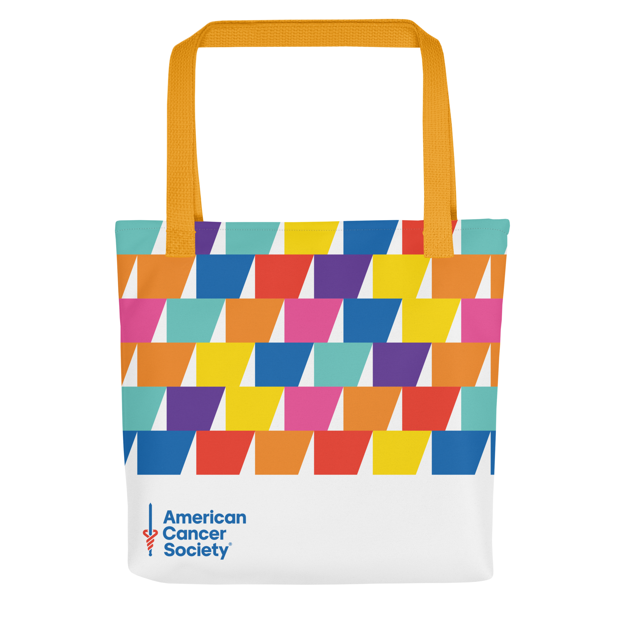 Trapezoid Pattern Tote Bag - Made to Order – American Cancer Trapezoid Pattern Tote Bag - Made to Order – American Cancer