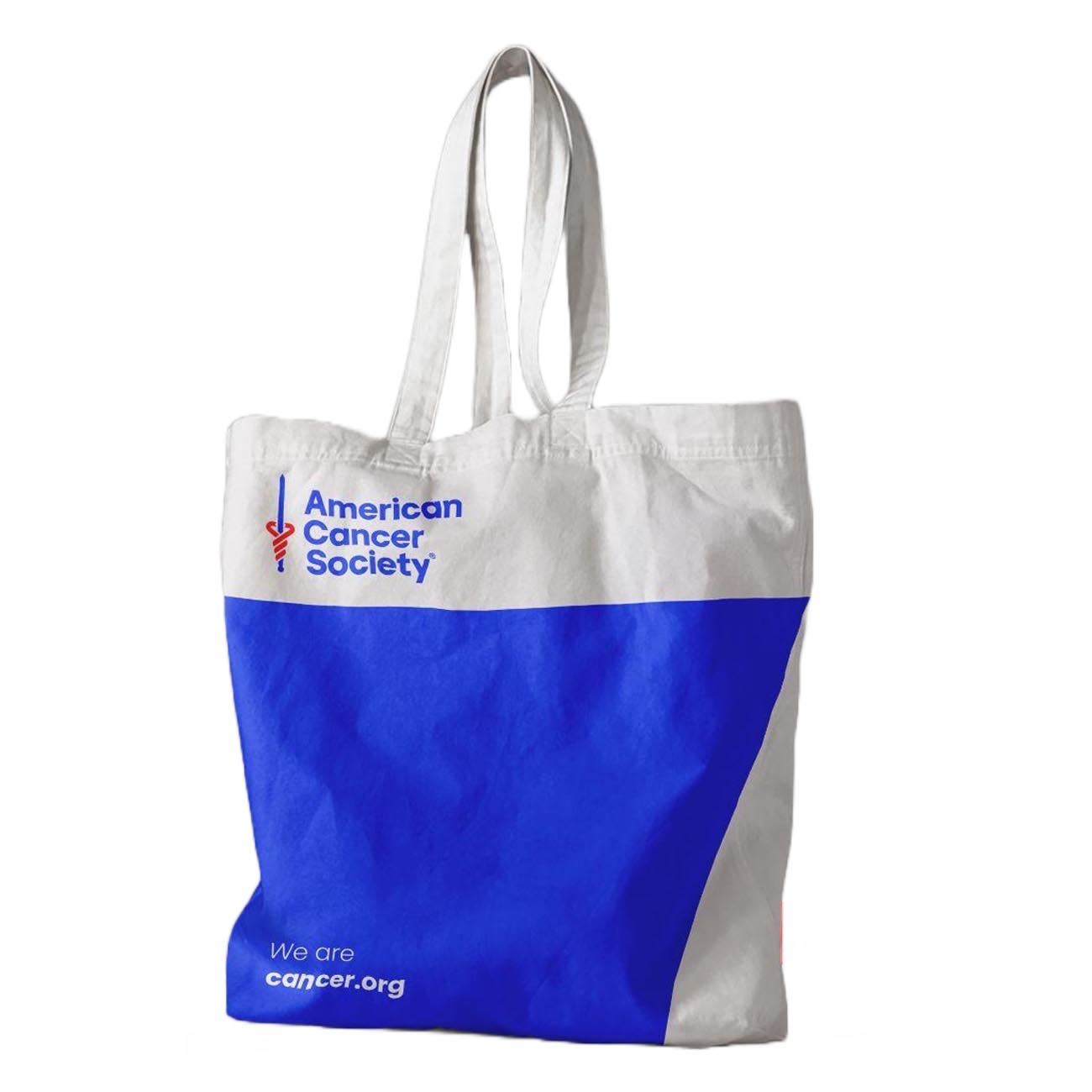 Daily Grind Tote - We Are Cancer Design - Blue