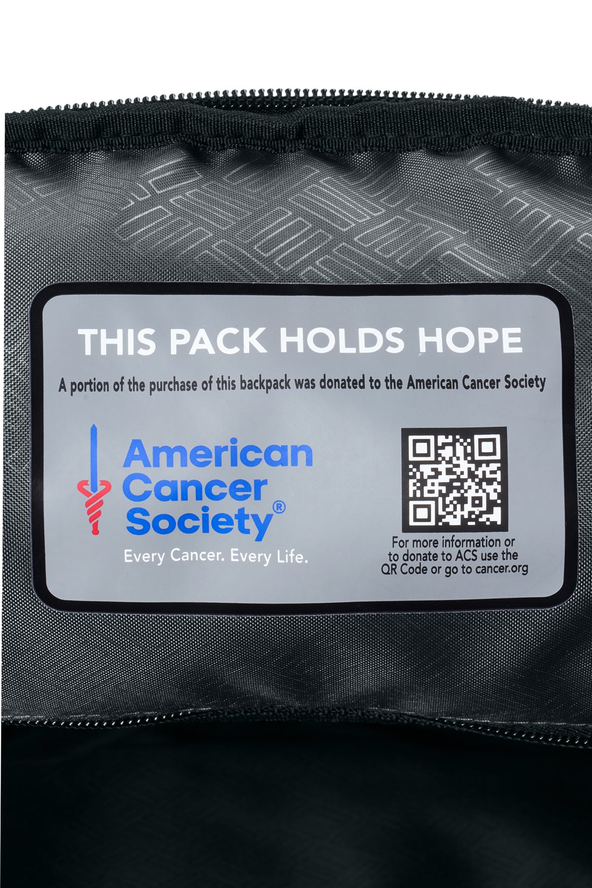 American Cancer Society Charity Tech BackPack