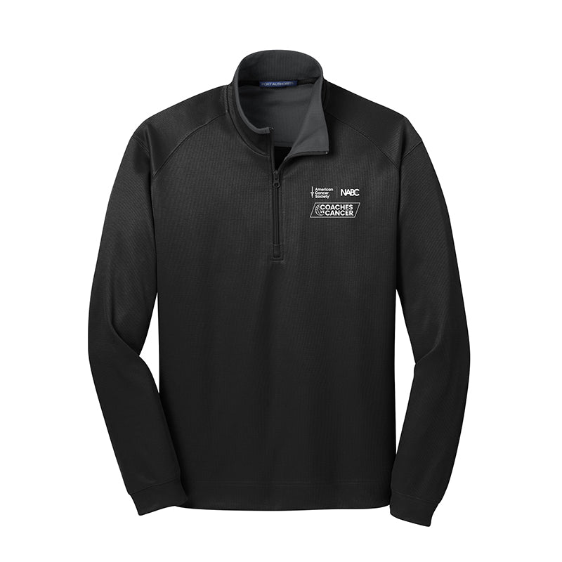 Coaches vs Cancer Vertical Texture 1/4-Zip Pullover - Black – American ...