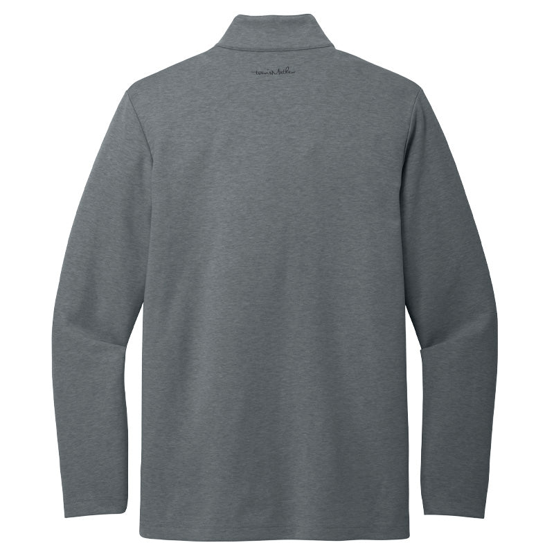 TravisMathew Coveside 1/4-Zip - Dark Grey Heather