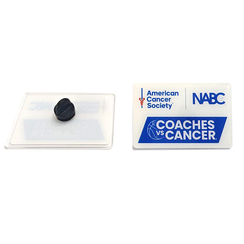 2" Coaches vs Cancer Acrylic Pin