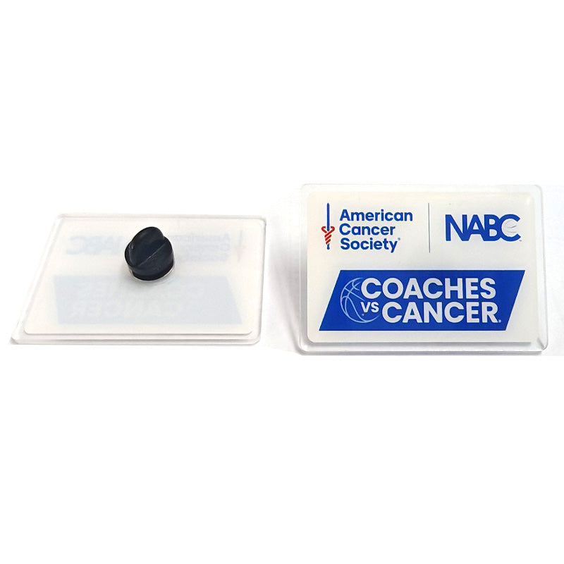 2" Coaches vs Cancer Acrylic Pin