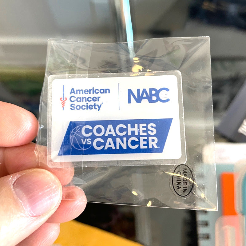 2" Coaches vs Cancer Acrylic Pin