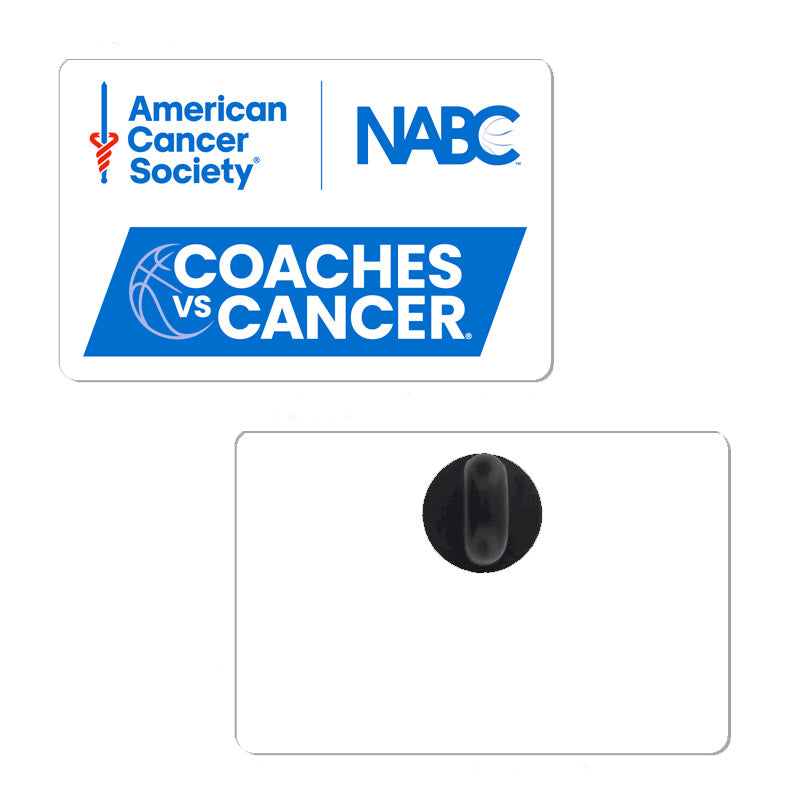 2" Coaches vs Cancer Acrylic Pin