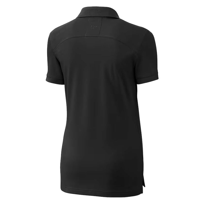 ACS CAN Cutter & Buck Advantage Tri-Blend Pique Women's Polo- Black