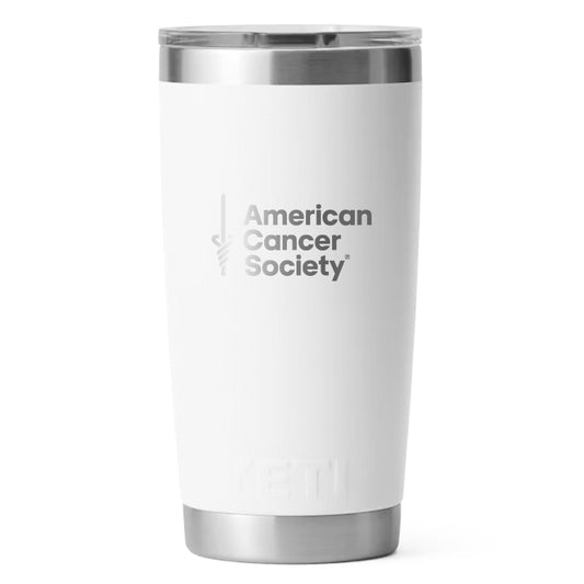 20 oz YETI Rambler Tumbler - White