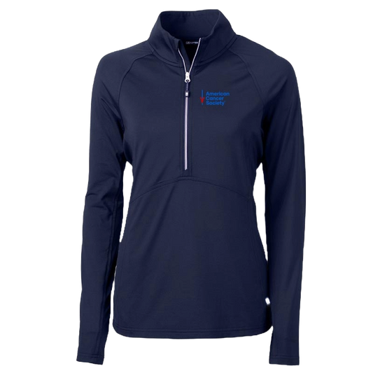 Cutter & Buck Women's 1/4 Zip Pullover - Navy Blue