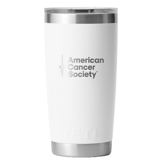 20 oz YETI Rambler Tumbler - White