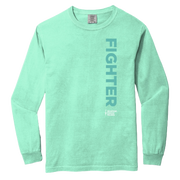 Fighter Comfort Colors Heavyweight Ring Spun Long Sleeve T-Shirt - Island Reef