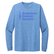 Next Level Long Sleeve T-Shirt - Heather Columbia Blue