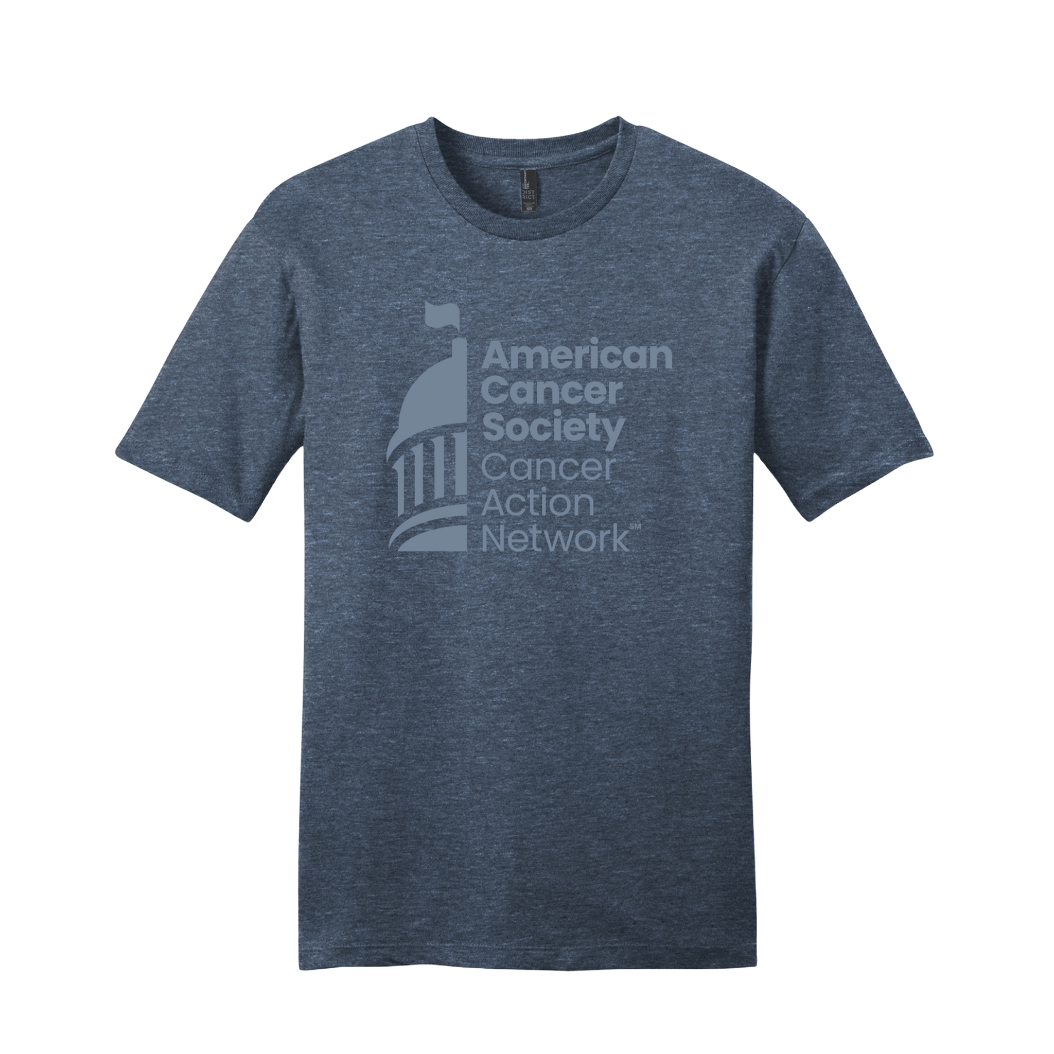 CAN Logo: District Tee - Heathered Navy