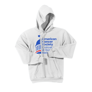 CAN Logo: Port & Company Hooded Sweatshirt - White