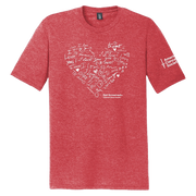I Love You Get Screened T-Shirt - Red Frost
