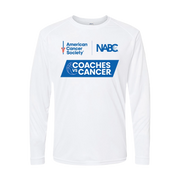 Coaches vs Cancer Performance Long Sleeve T-Shirt - White