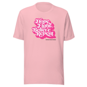 Hope, Fight, Believe, Repeat Script, Unisex Graphic Tee - Made to Order