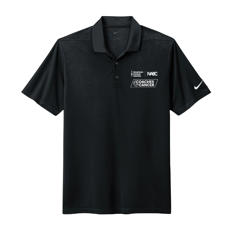 Coaches vs Cancer Nike Dri-FIT Micro Pique Polo - Black