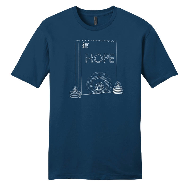 ACS CAN Hope T-Shirt - Neptune Blue
