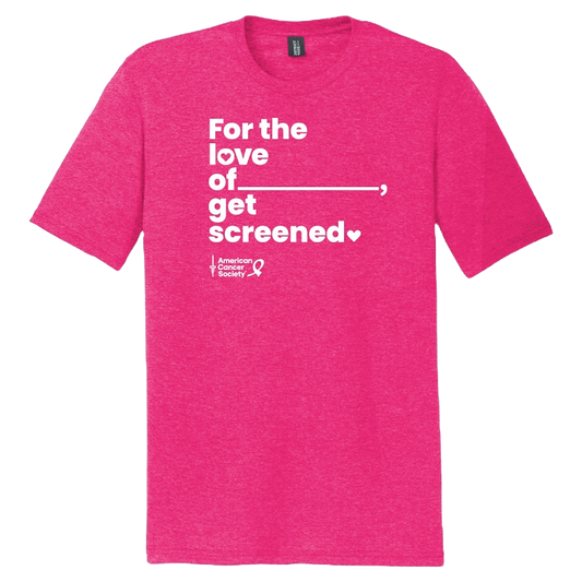 For The Love of, Fuschia Frost Pink T-Shirt