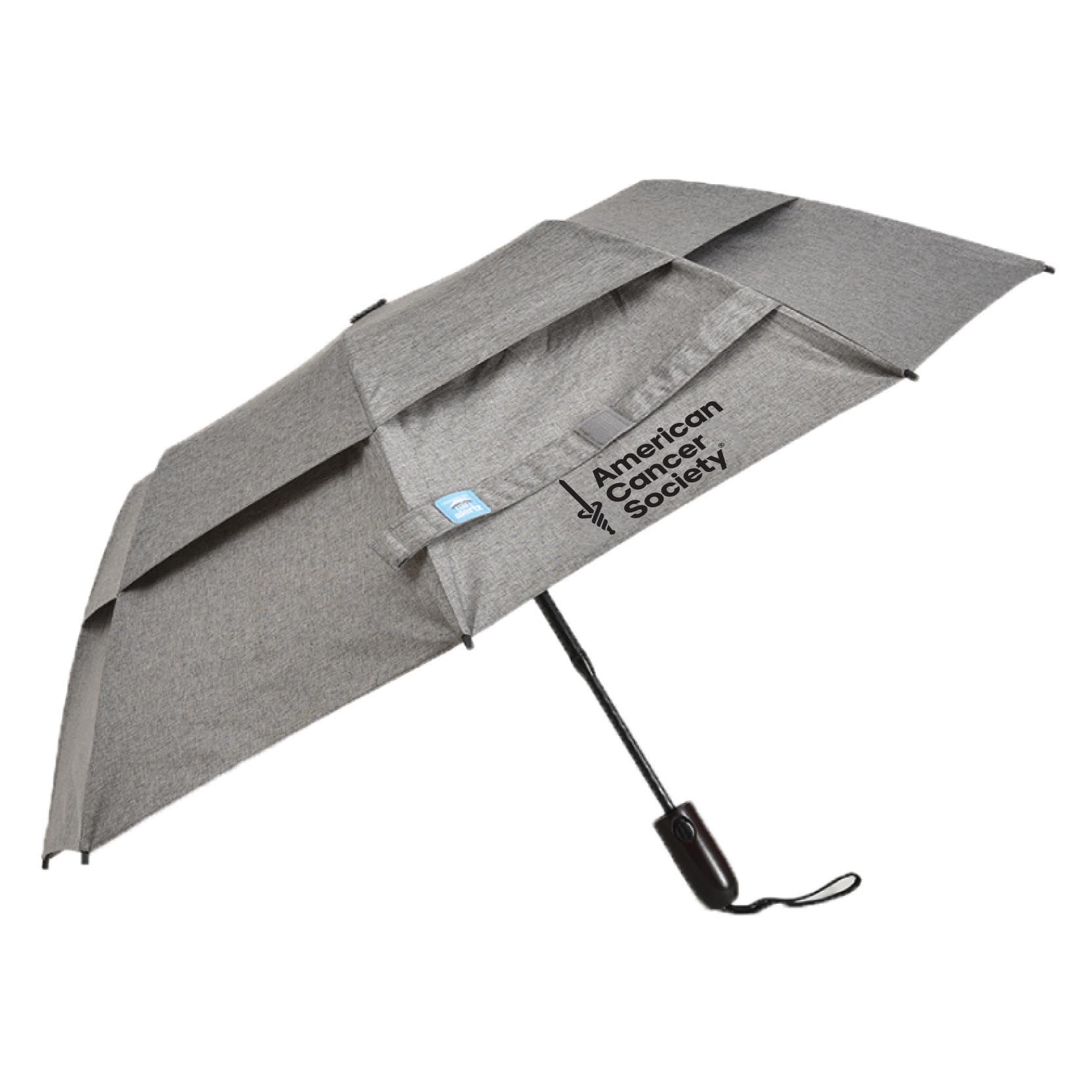 Park Avenue Compact Umbrella - Heather Grey - Pack of 6