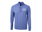 Men's Cutter & Buck Adapt Eco Pullover - Tour Blue Heather