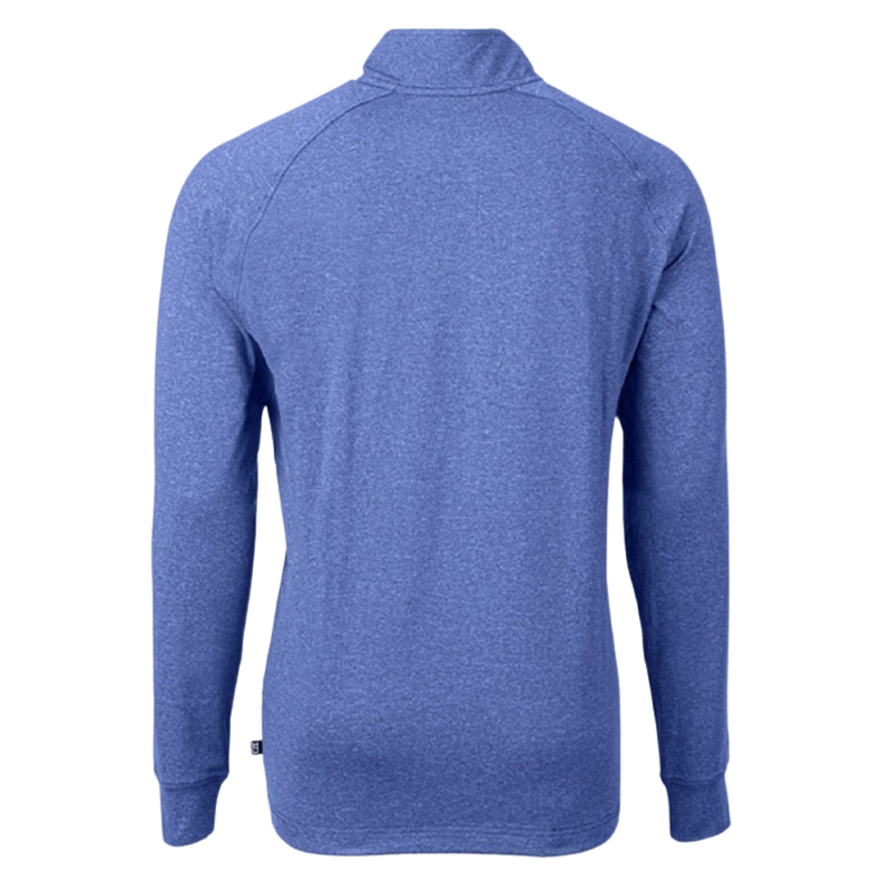 Men's Cutter & Buck Adapt Eco Pullover - Tour Blue Heather