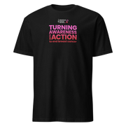 Breast Cancer Awareness to Action Graphic Tee - Black - Made to Order