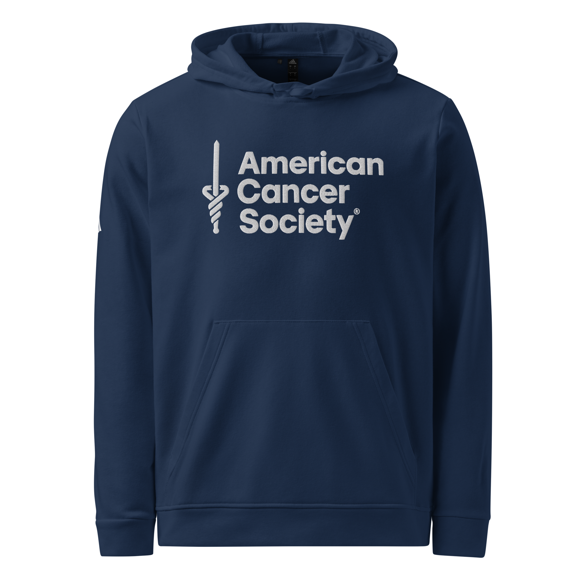 adidas + American Cancer Society Embroidered Athletic Fleece Hoodie - Made to Order