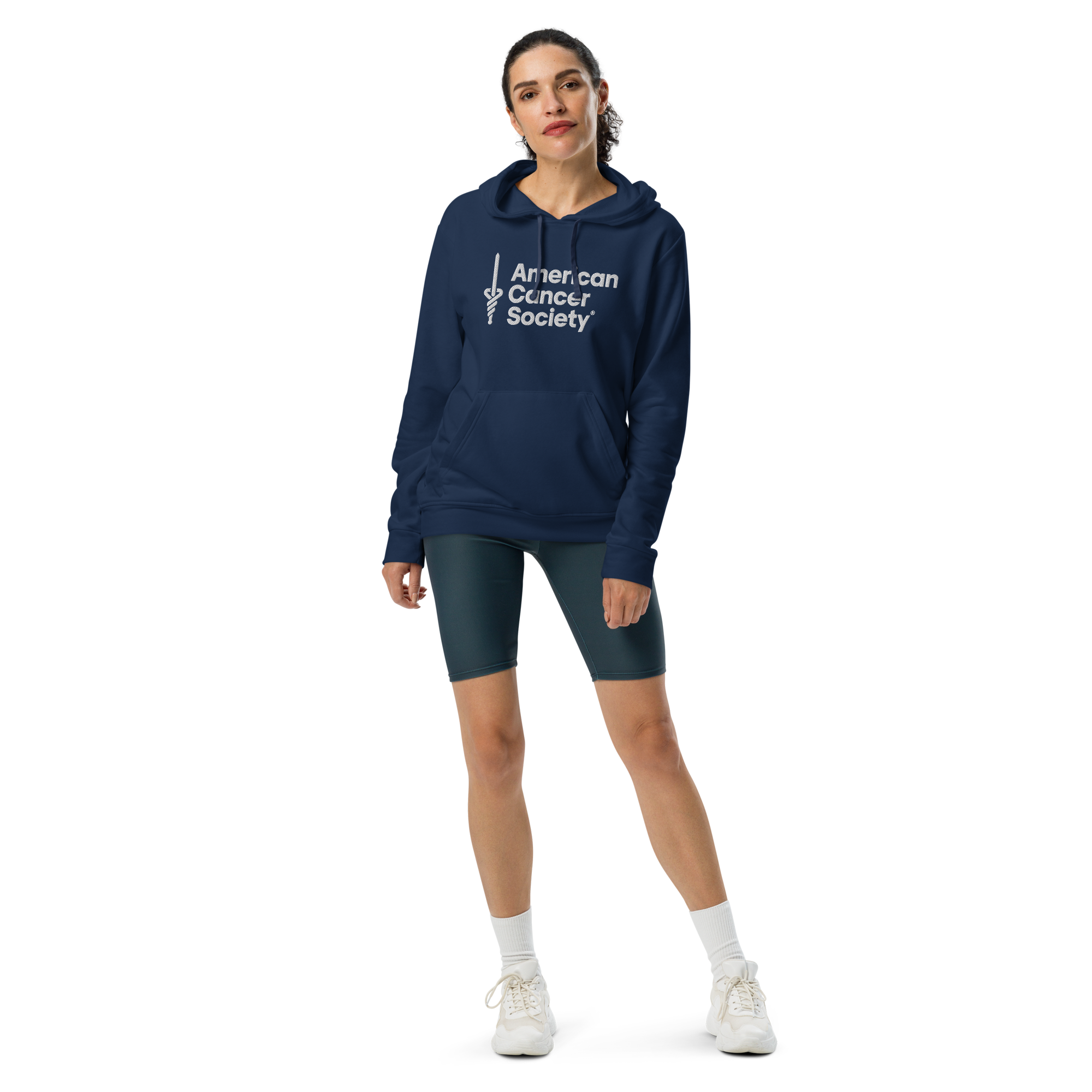 adidas + American Cancer Society Embroidered Athletic Fleece Hoodie - Made to Order
