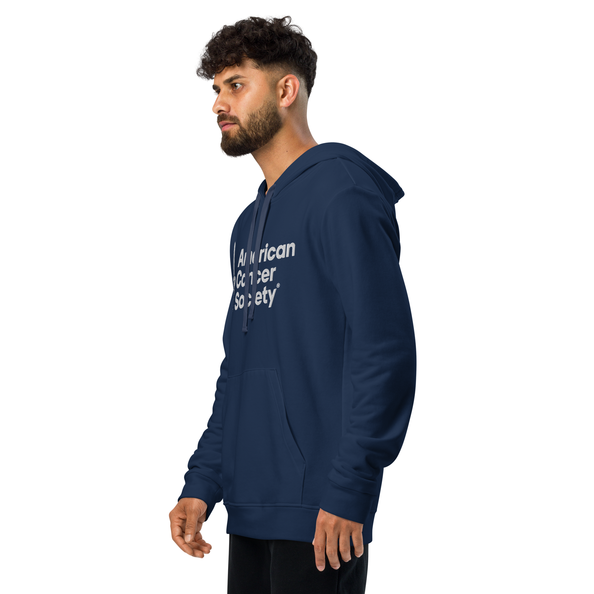 adidas + American Cancer Society Embroidered Athletic Fleece Hoodie - Made to Order