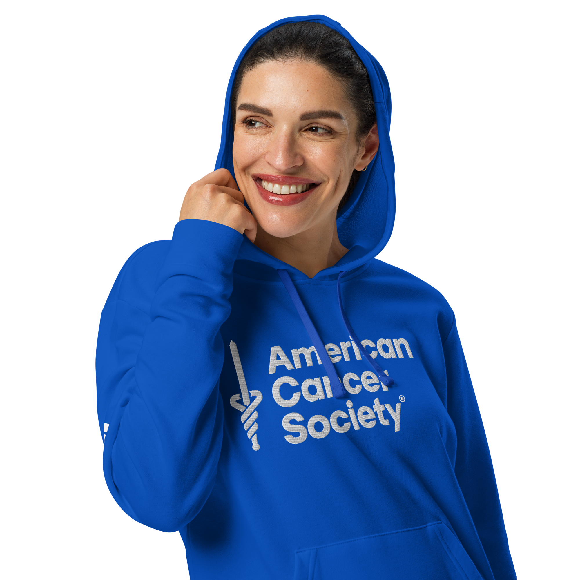 adidas + American Cancer Society Embroidered Athletic Fleece Hoodie - Made to Order
