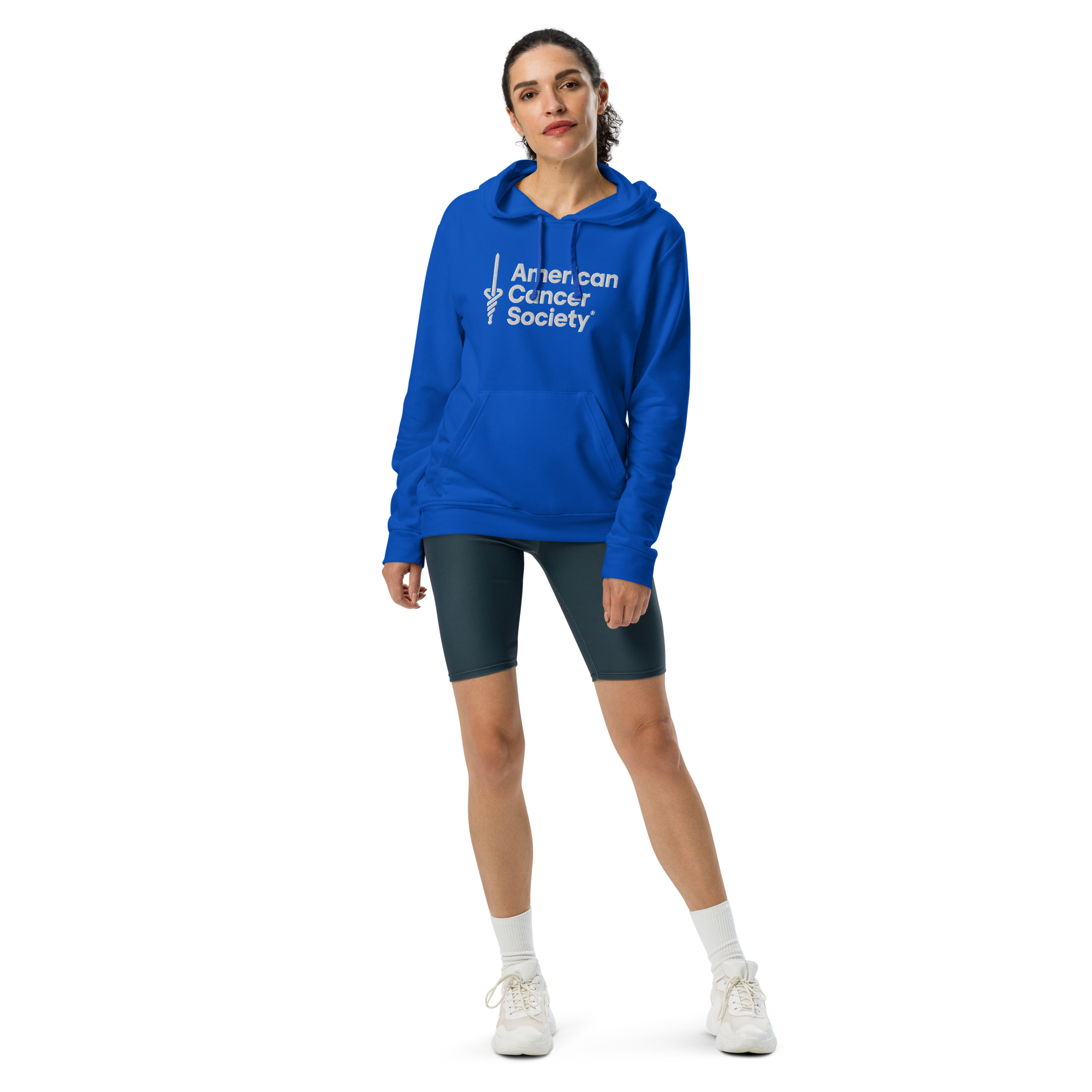 adidas + American Cancer Society Embroidered Athletic Fleece Hoodie - Made to Order