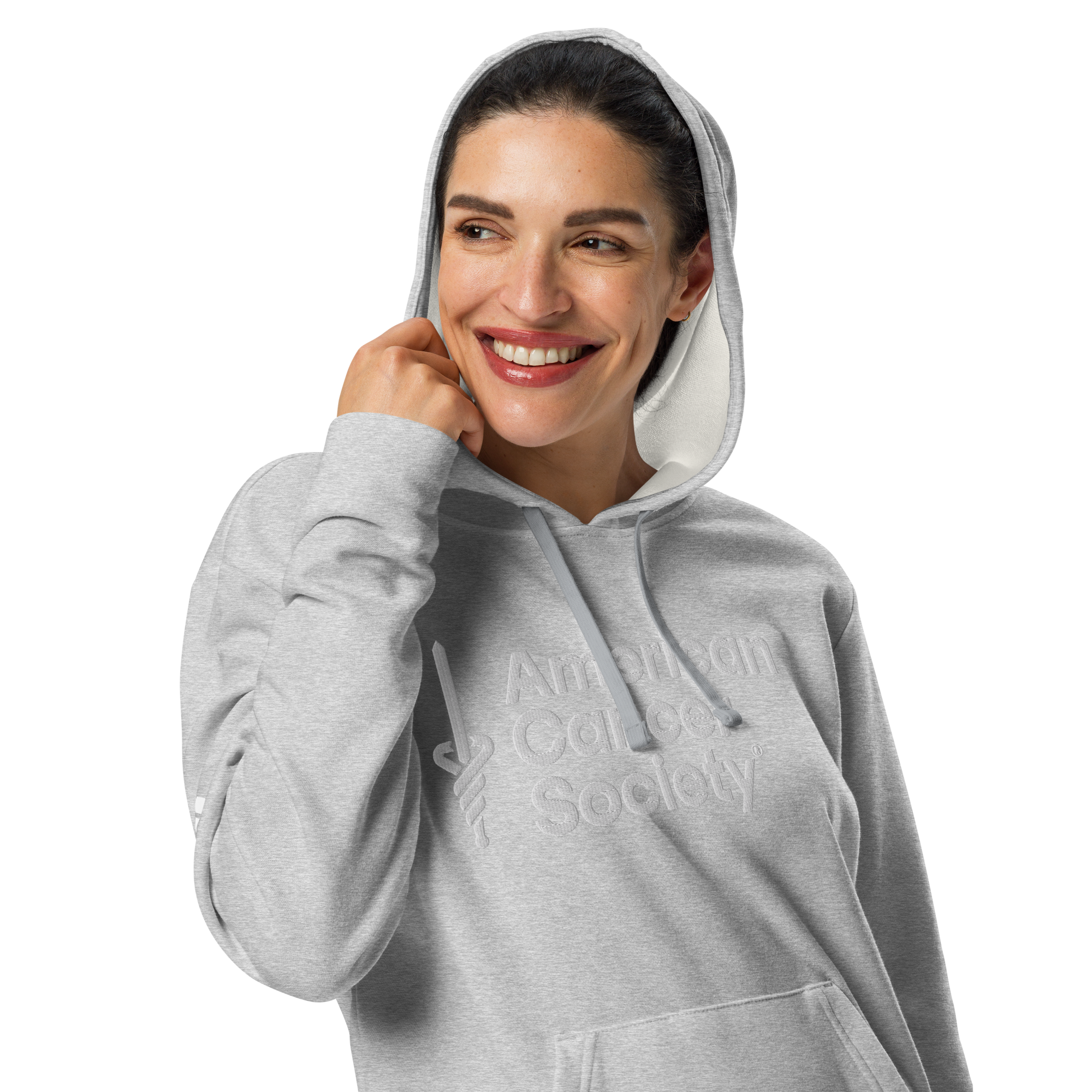 adidas + American Cancer Society Embroidered Athletic Fleece Hoodie - Made to Order