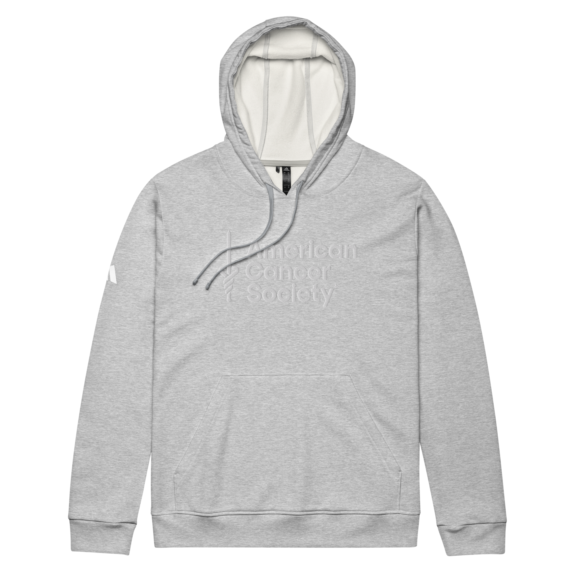 adidas + American Cancer Society Embroidered Athletic Fleece Hoodie - Made to Order