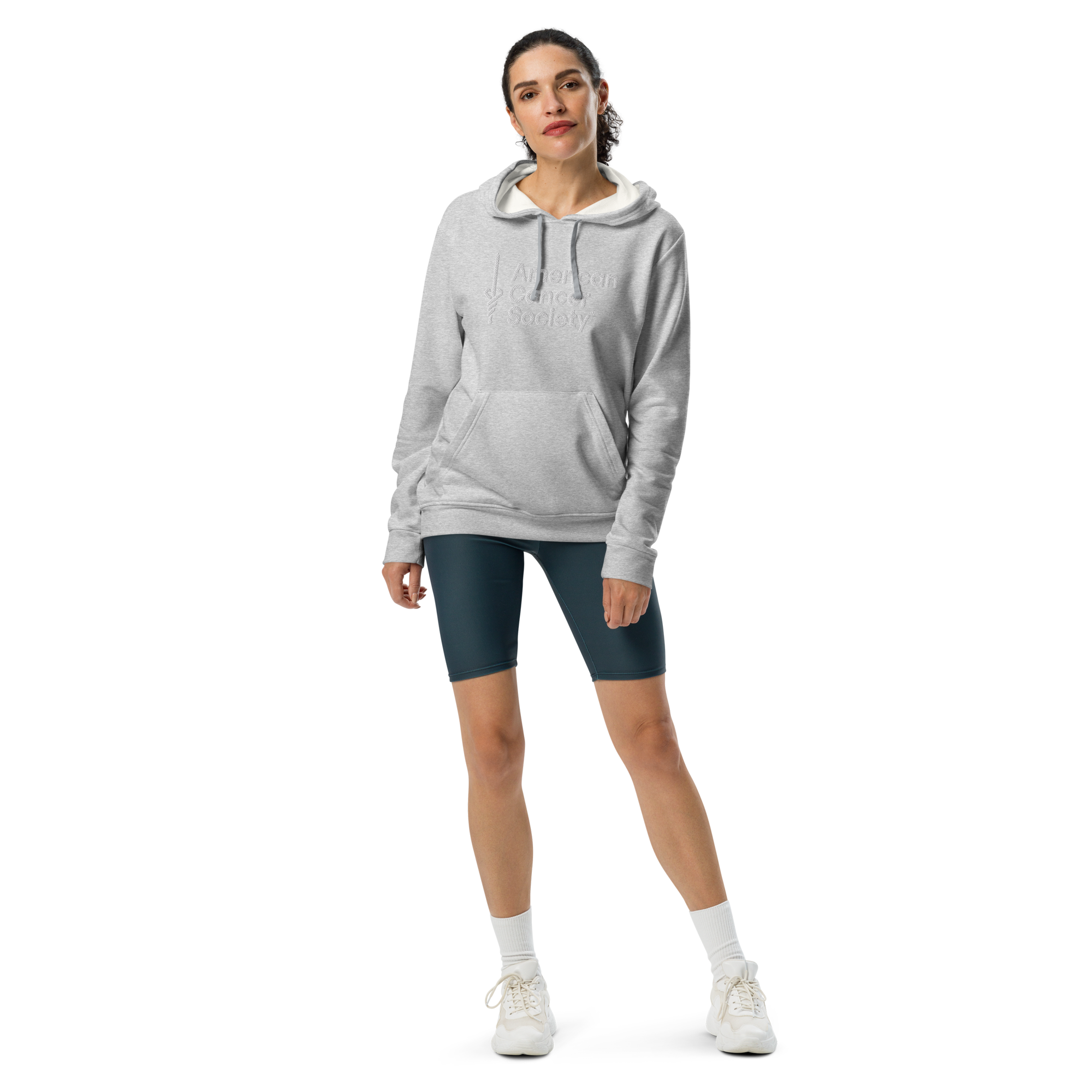 adidas + American Cancer Society Embroidered Athletic Fleece Hoodie - Made to Order