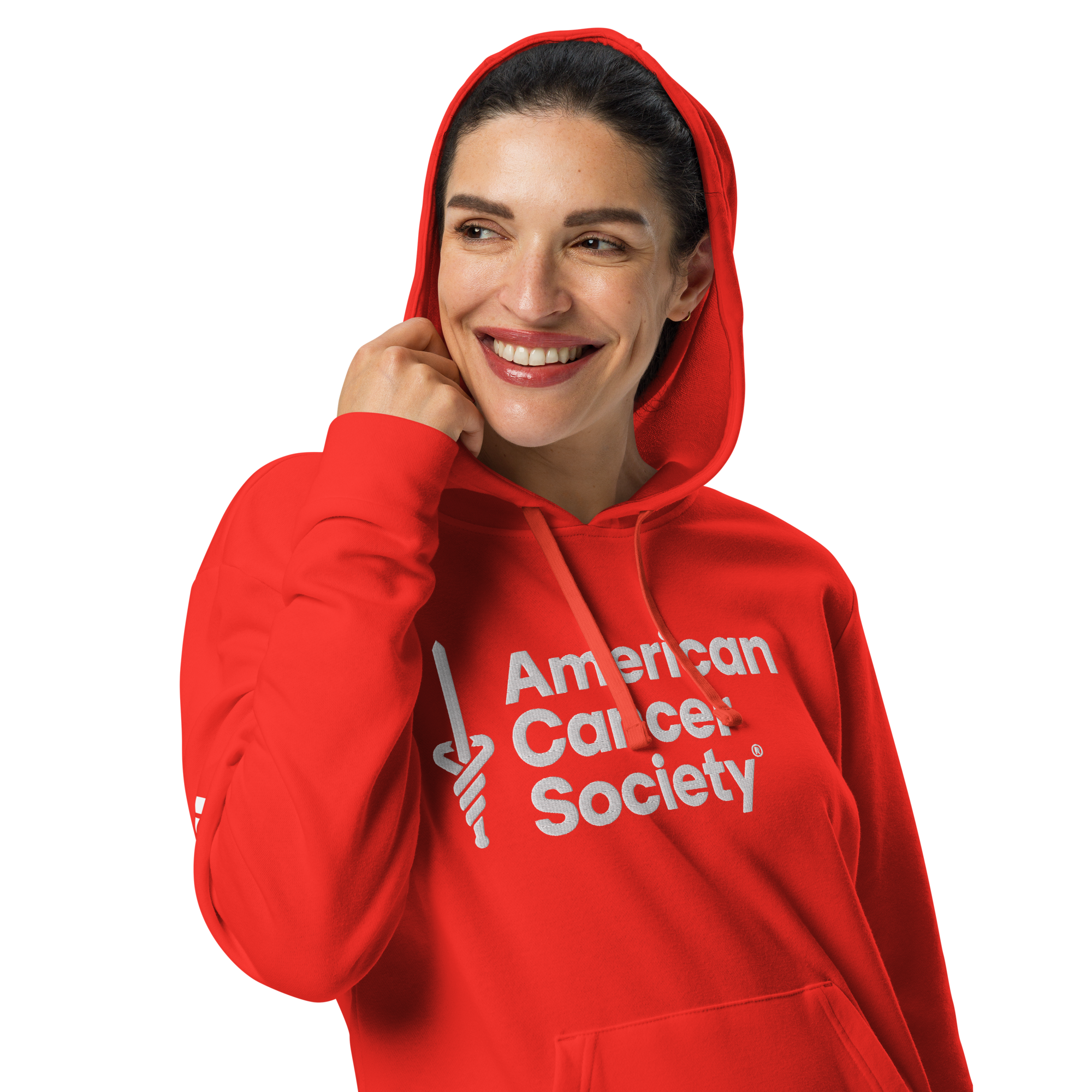 adidas + American Cancer Society Embroidered Athletic Fleece Hoodie - Made to Order