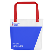 American Cancer Society Trapezoid Bold Tote Bag - Made to Order