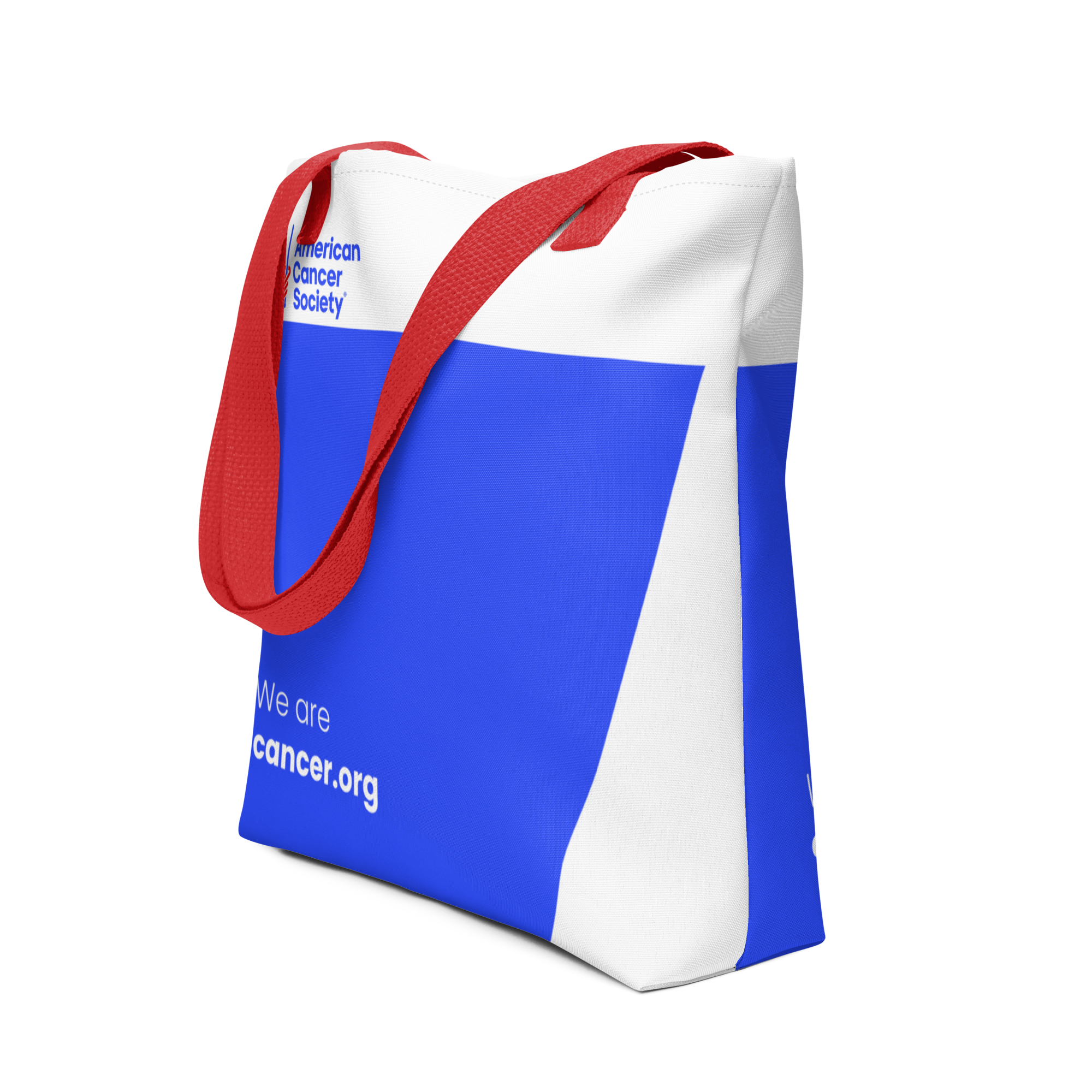 American Cancer Society Trapezoid Bold Tote Bag - Made to Order