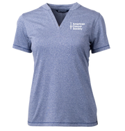 Women's Cutter & Buck Heather Top - Heather Indigo
