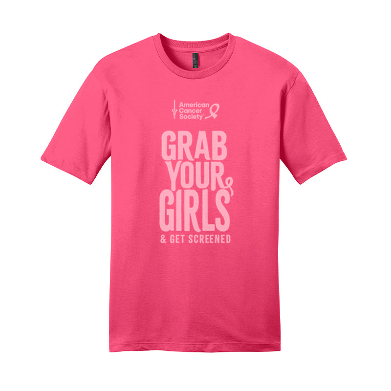 Breast Cancer Awareness Month, District Threads Tee - Neon Pink