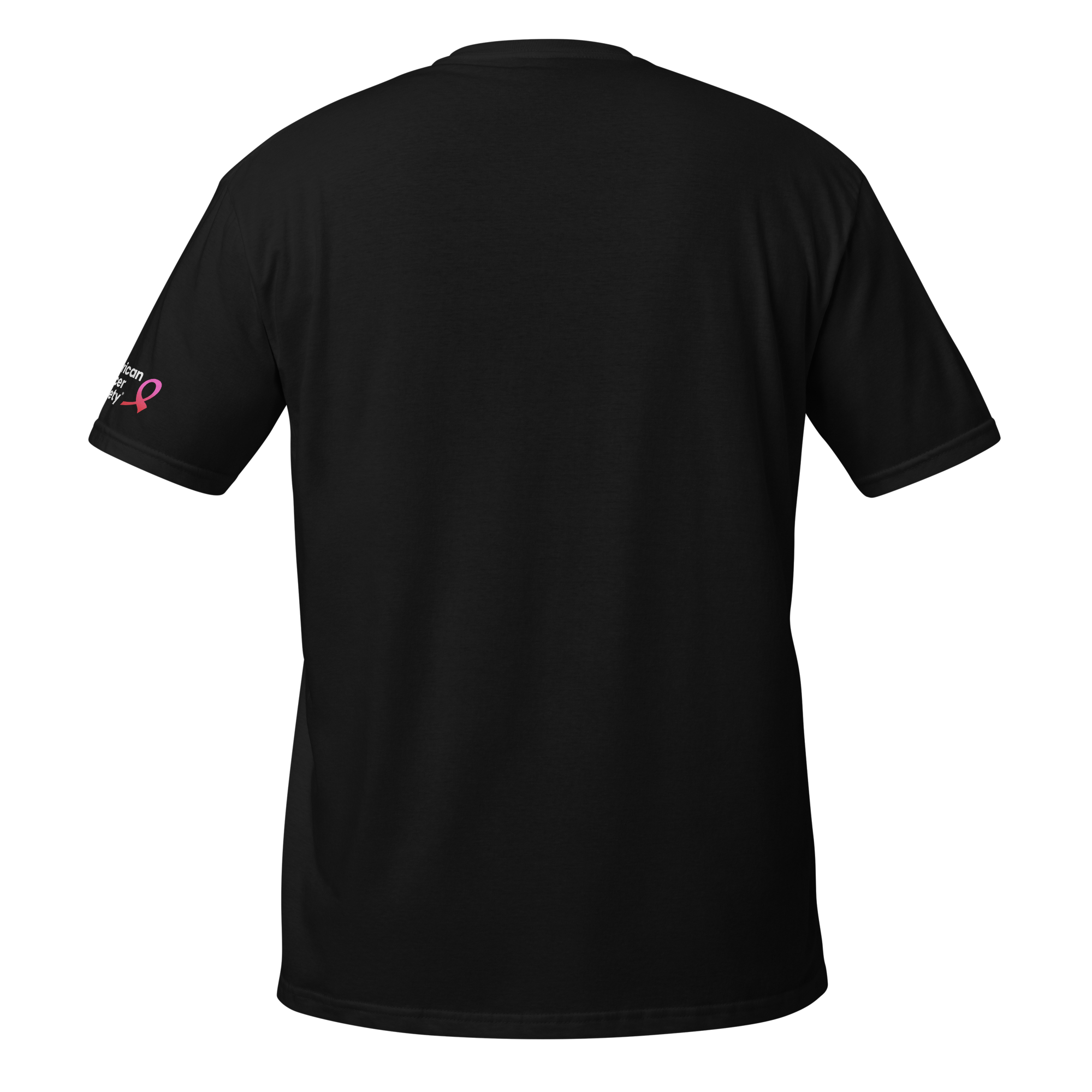 Breast Cancer Awareness Ribbon Graphic Tee - Black - Made to Order