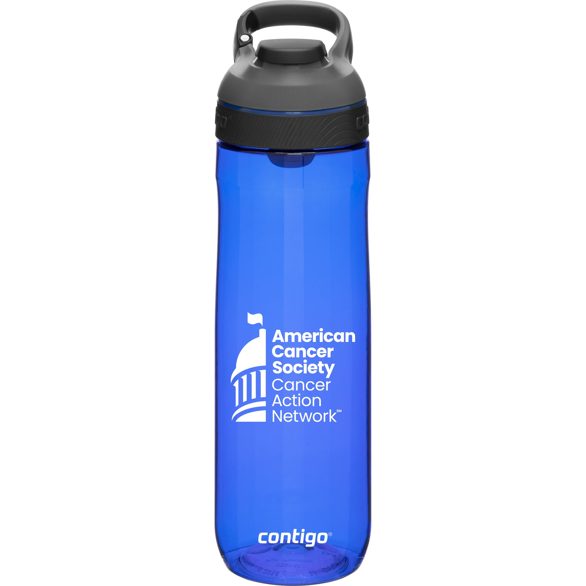 CAN Logo: 24 oz. Contigo Water Bottle - Blue - American Cancer Society  eStore